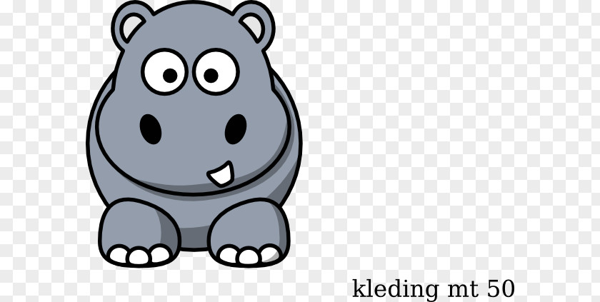 Hippo The Hippopotamus: River Horse Clip Art Sticker Cartoon PNG