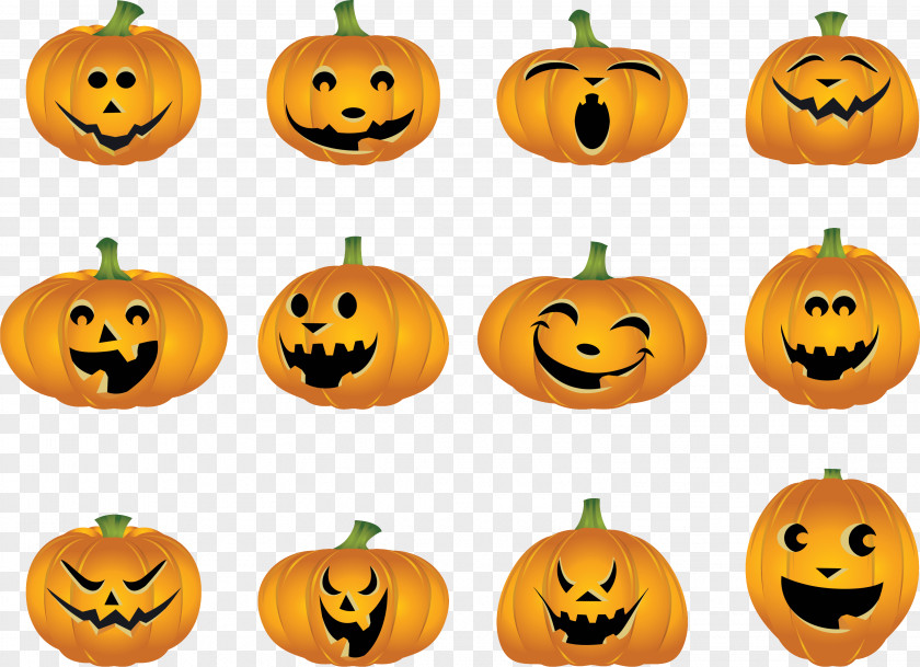 Pumpkin Jack-o'-lantern Pie Halloween Clip Art PNG