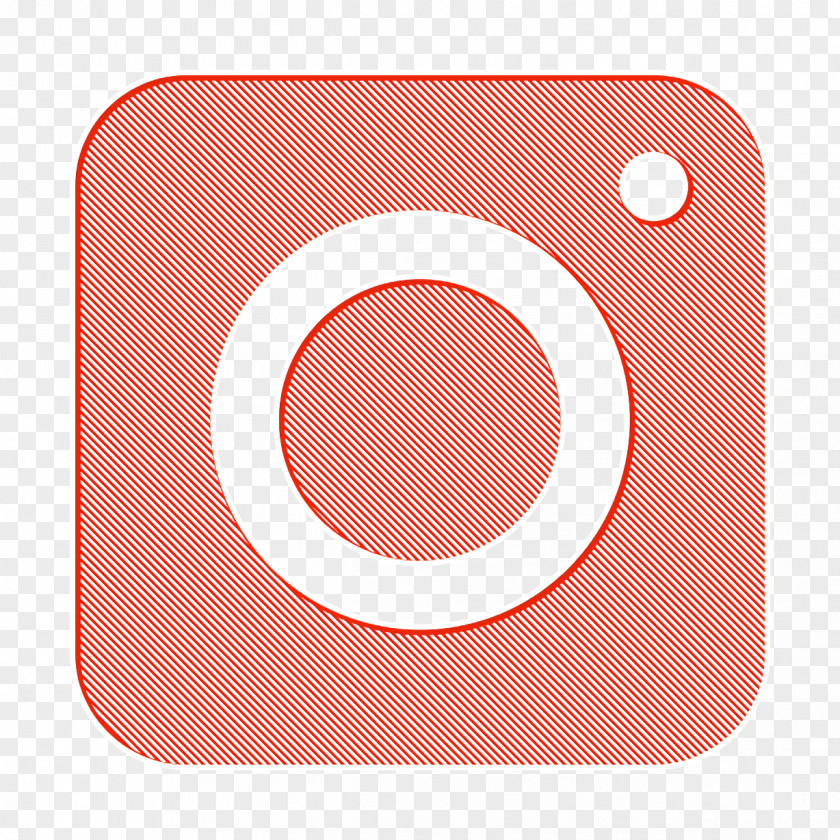 Rectangle Orange Color Icon Instagram New Design PNG