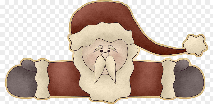 Santa Claus Avatar Christmas Illustration PNG