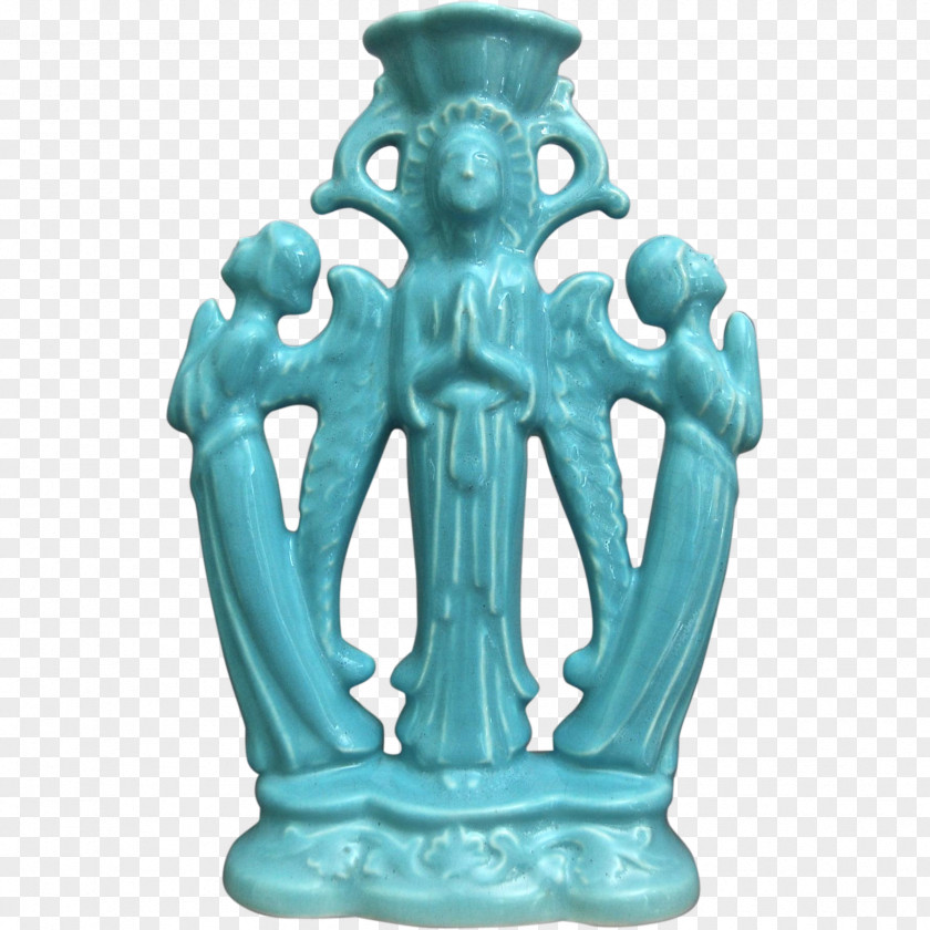 Statue Figurine Turquoise PNG