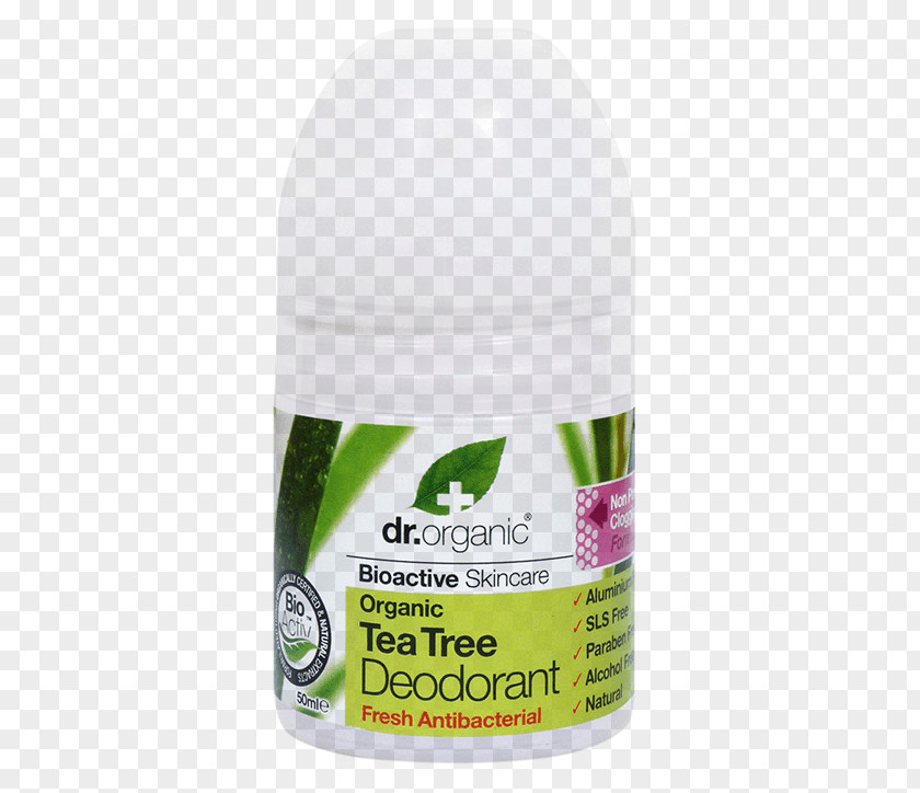 Tea Tree Deodorant Dr Organic 50ml Dr. Pure Oil 10 Ml PNG