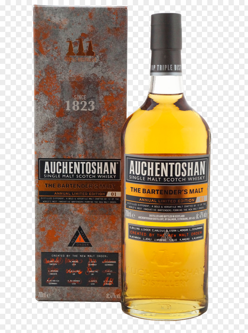 Wine Single Malt Whisky Auchentoshan Distillery Scotch Whiskey PNG