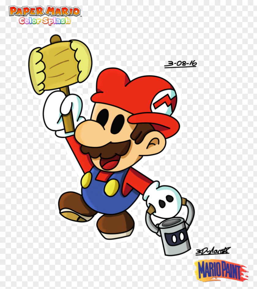 Caramel Splash Paper Mario: Color Super Mario Bros. PNG