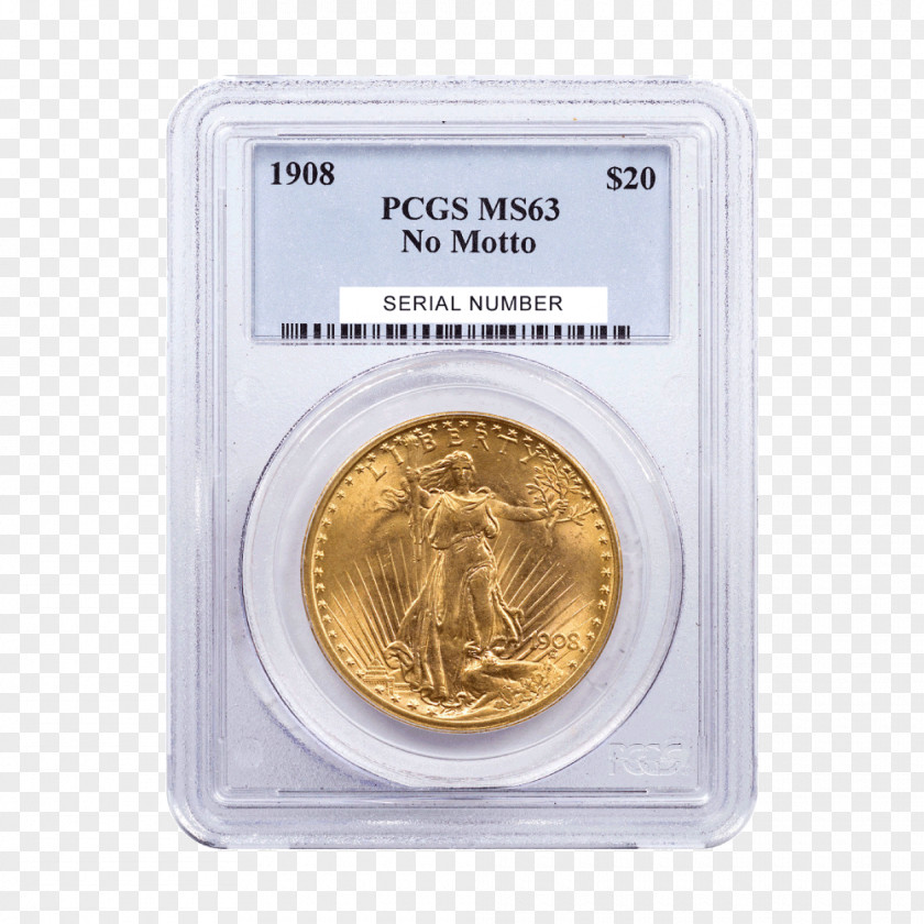 Coin Gold Silver Saint-Gaudens Double Eagle PNG