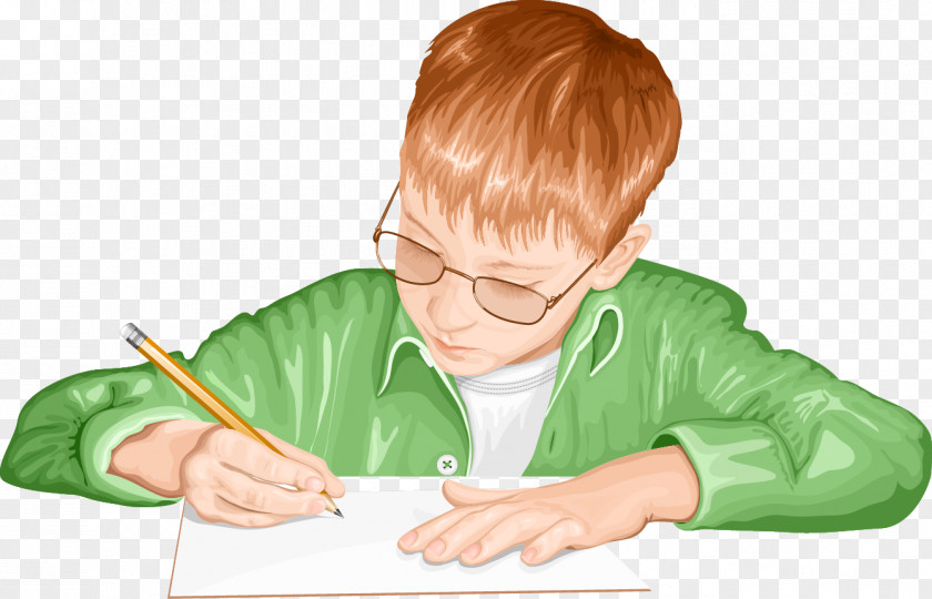 Boy Writing Homework School Student Teacher Education PNG