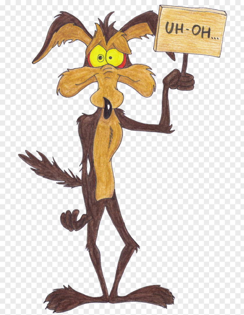 Famous Cartoon Wile E. Coyote And The Road Runner Drawing PNG