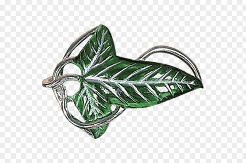 Leaf Ring Legolas Aragorn Brooch The Lord Of Rings Costume PNG