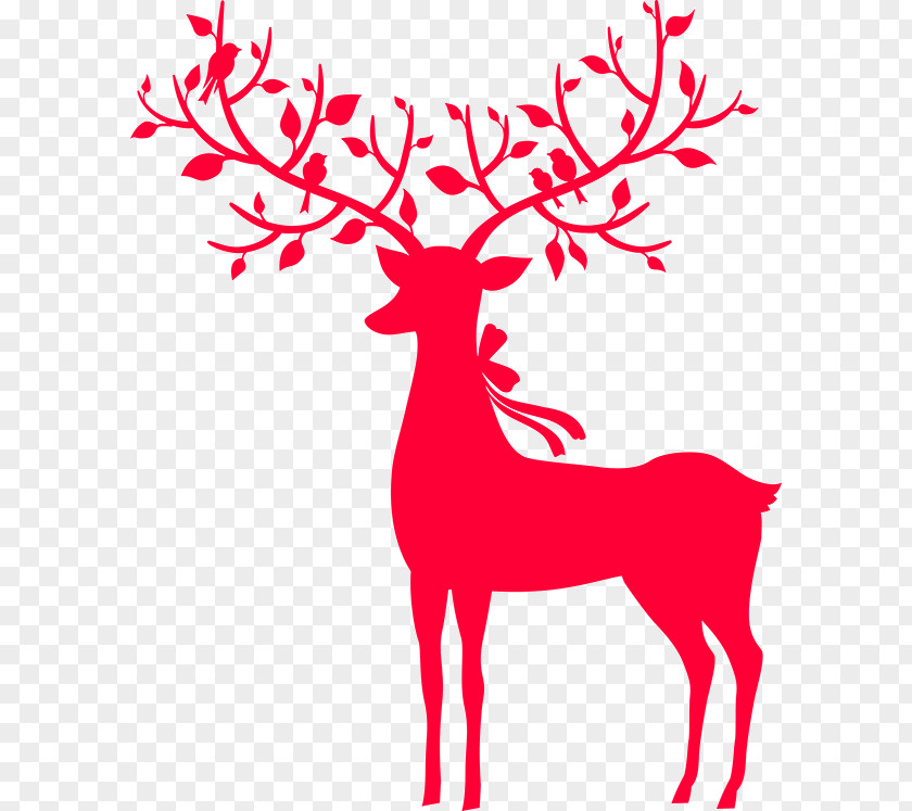 Reindeer Greeting & Note Cards Christmas New Year Carte D'anniversaire Love PNG