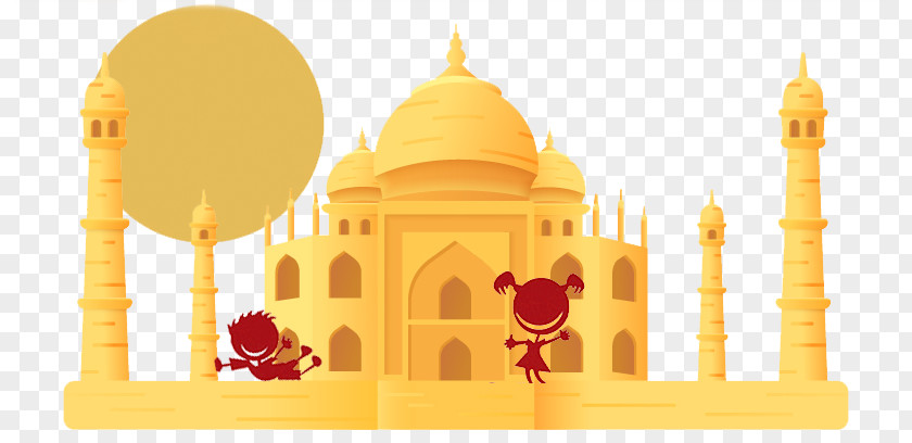Taj Mahal Agra India Vector Graphics Image Illustration Royalty-free PNG