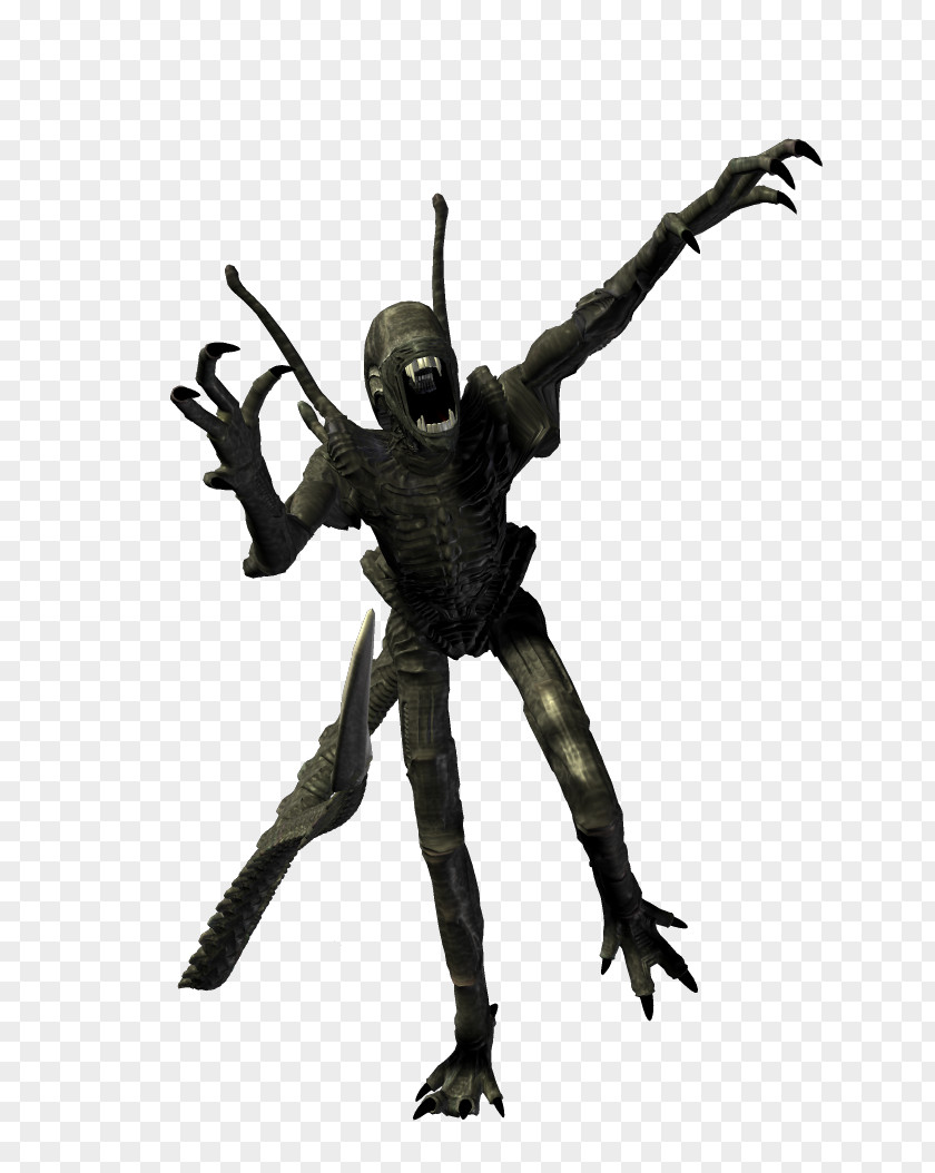 Xenomorph Figurine Legendary Creature PNG