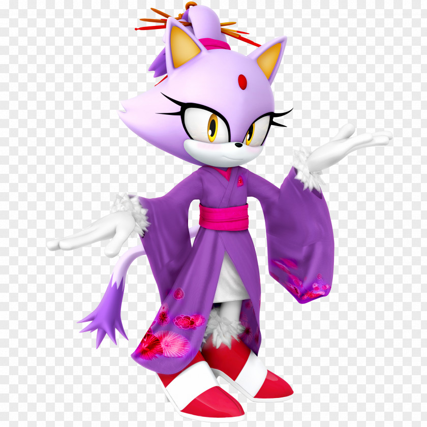 Blaze The Cat Tails Sonic Hedgehog Character PNG