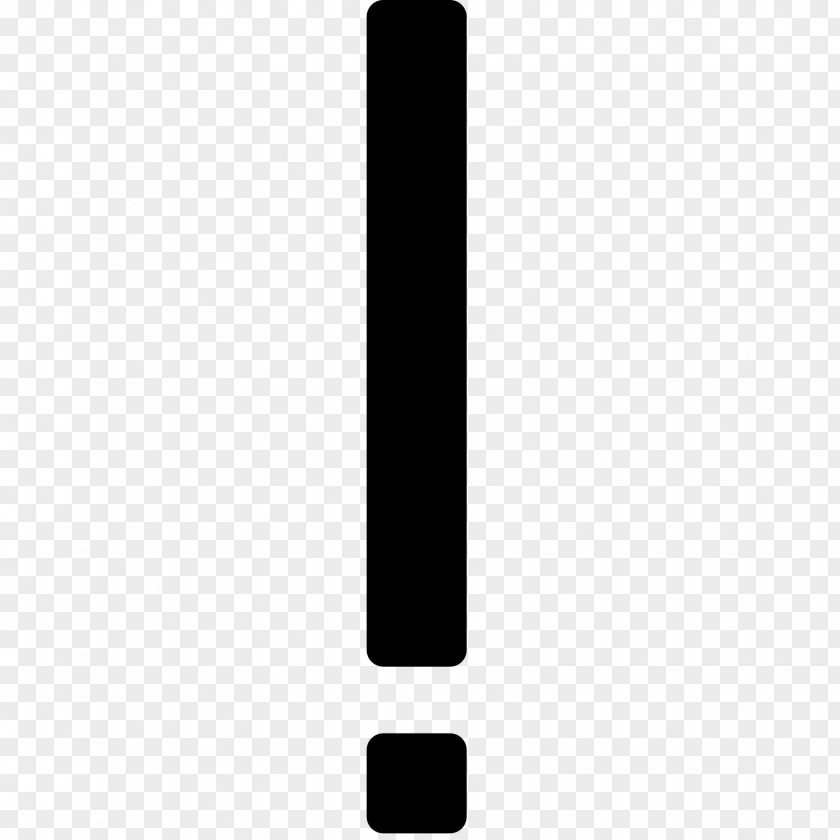 Exclamation Mark Black And White Brand Point PNG
