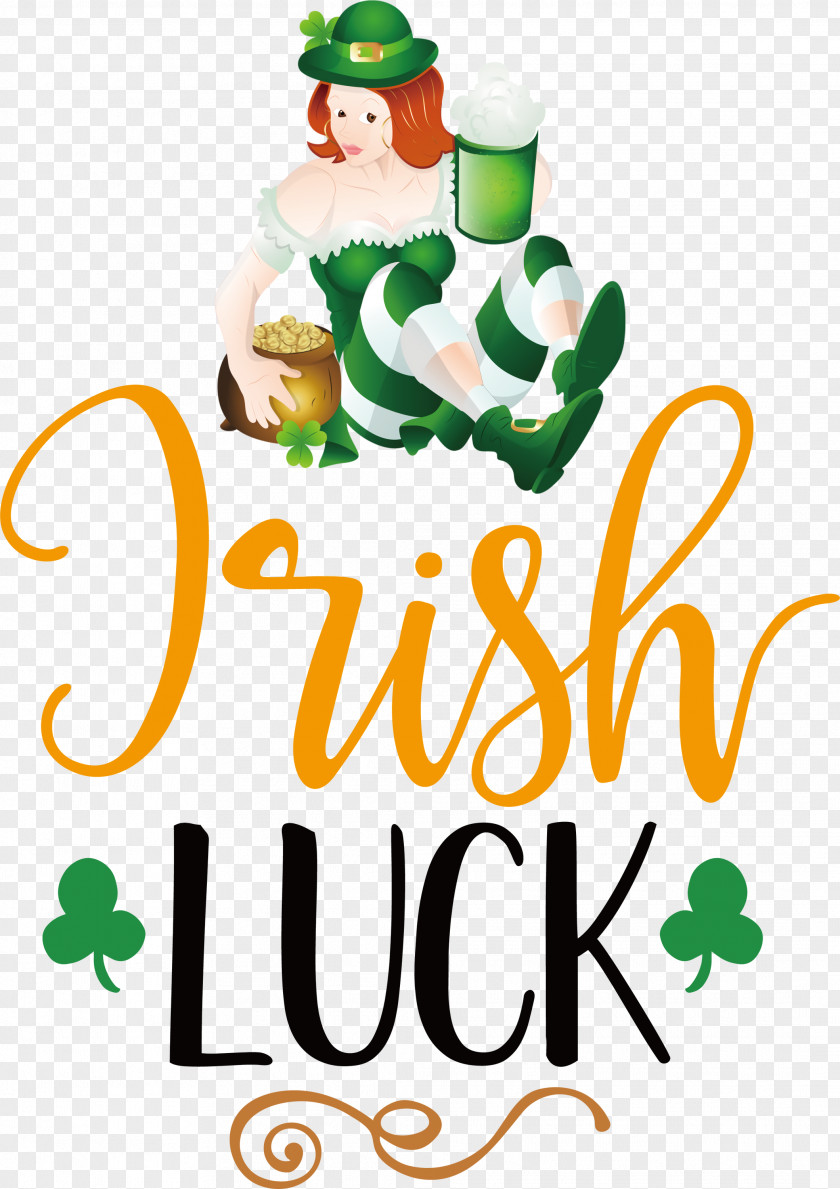 Irish Luck Saint Patrick Patricks Day PNG