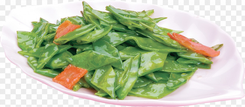 A Fried Snow Peas Pea Spinach Salad Vegetarian Cuisine Stir Frying Vegetable PNG