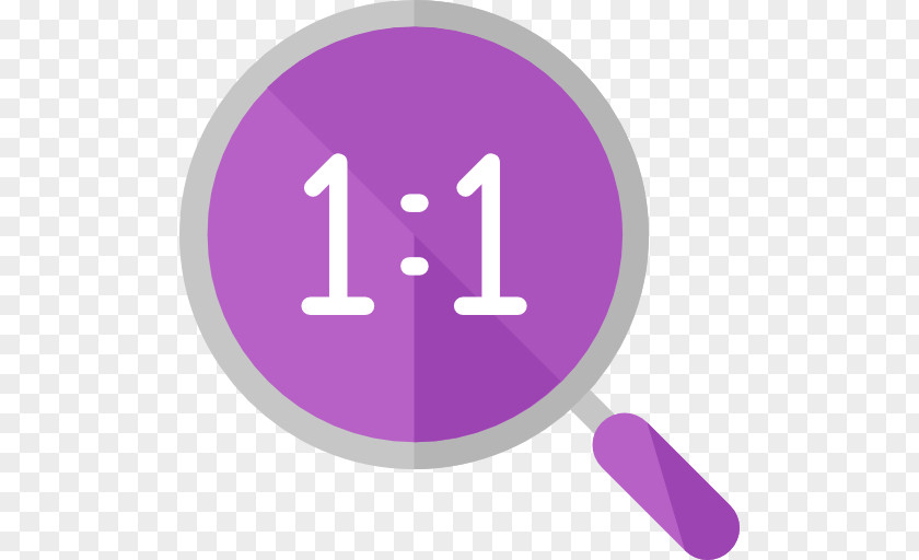 A Purple Magnifying Glass Icon PNG