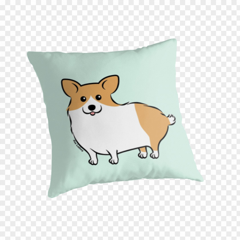 Cute Dog Breed Throw Pillows Textile Cushion PNG