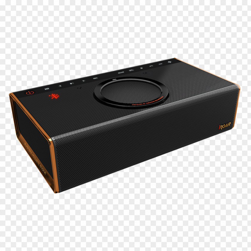 Doctor Head Wireless Speaker Loudspeaker Creative Labs IRoar With Mic Beam Technology PNG