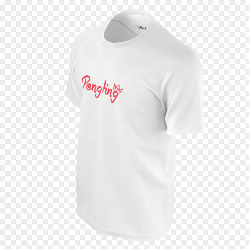 White T-shirt Clothing Sleeve Sportswear PNG