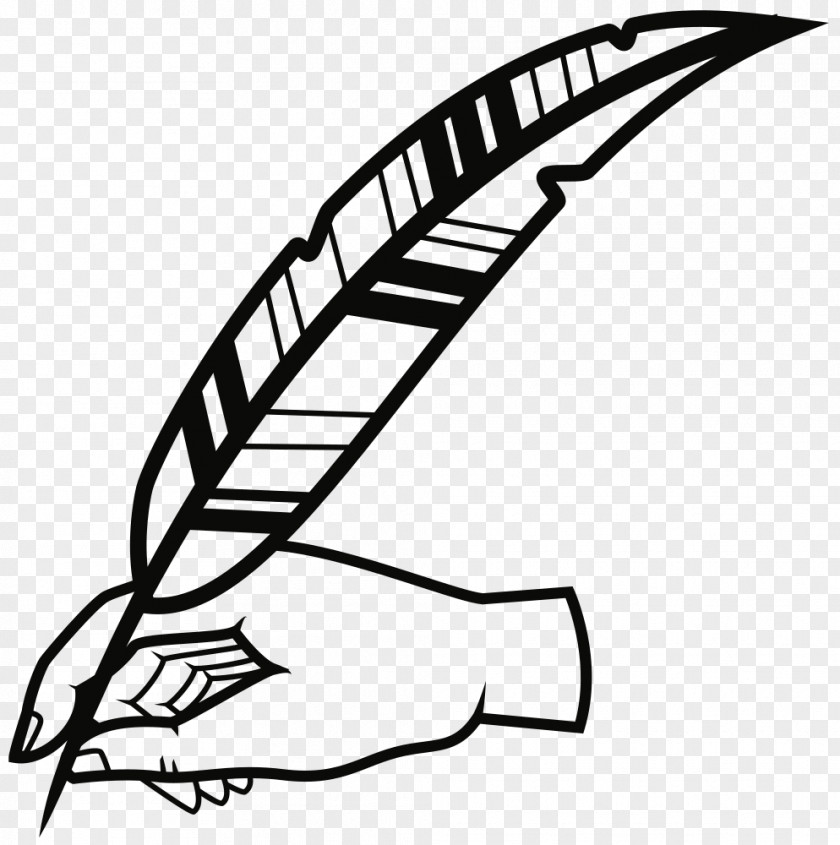Feather Pen Clipart Paper Quill Clip Art Openclipart Vector Graphics PNG