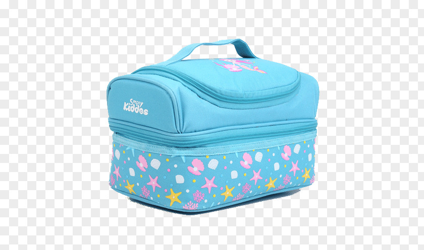 Original Kipling School Bags Bag Bento Lunchbox Blue PNG