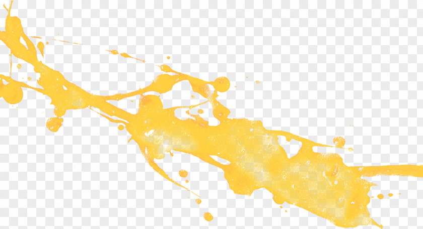 Paint Yellow Paintbrush Clip Art PNG