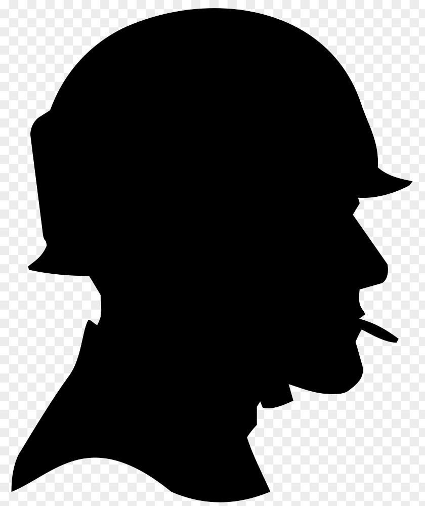 Soldier Silhouette Clip Art PNG