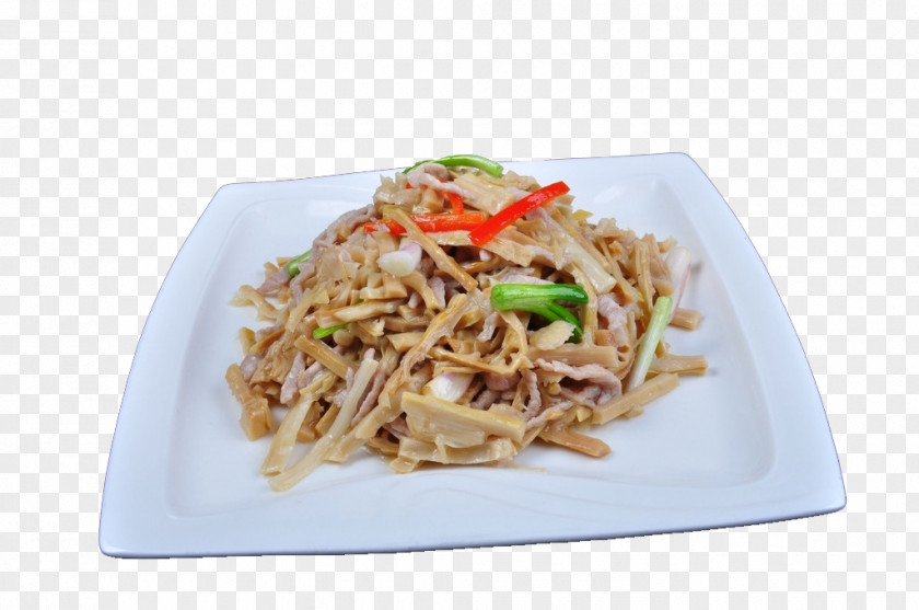 Tea Shredded Bamboo Shoots Chow Mein Ningguo Chinese Noodles Lo Fried PNG
