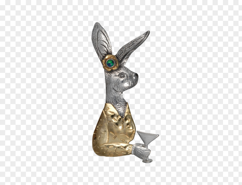 Dachsund Hare Figurine PNG