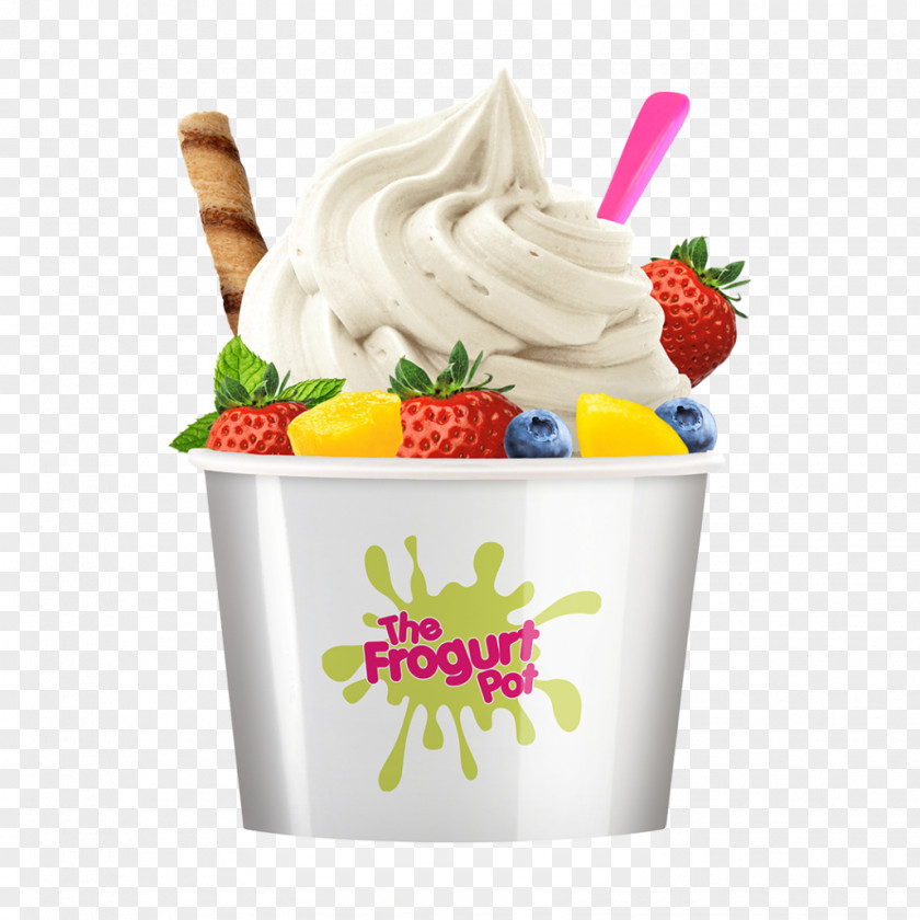 Fruits Ice Cream Frozen Yogurt Sundae Gelato Dessert PNG