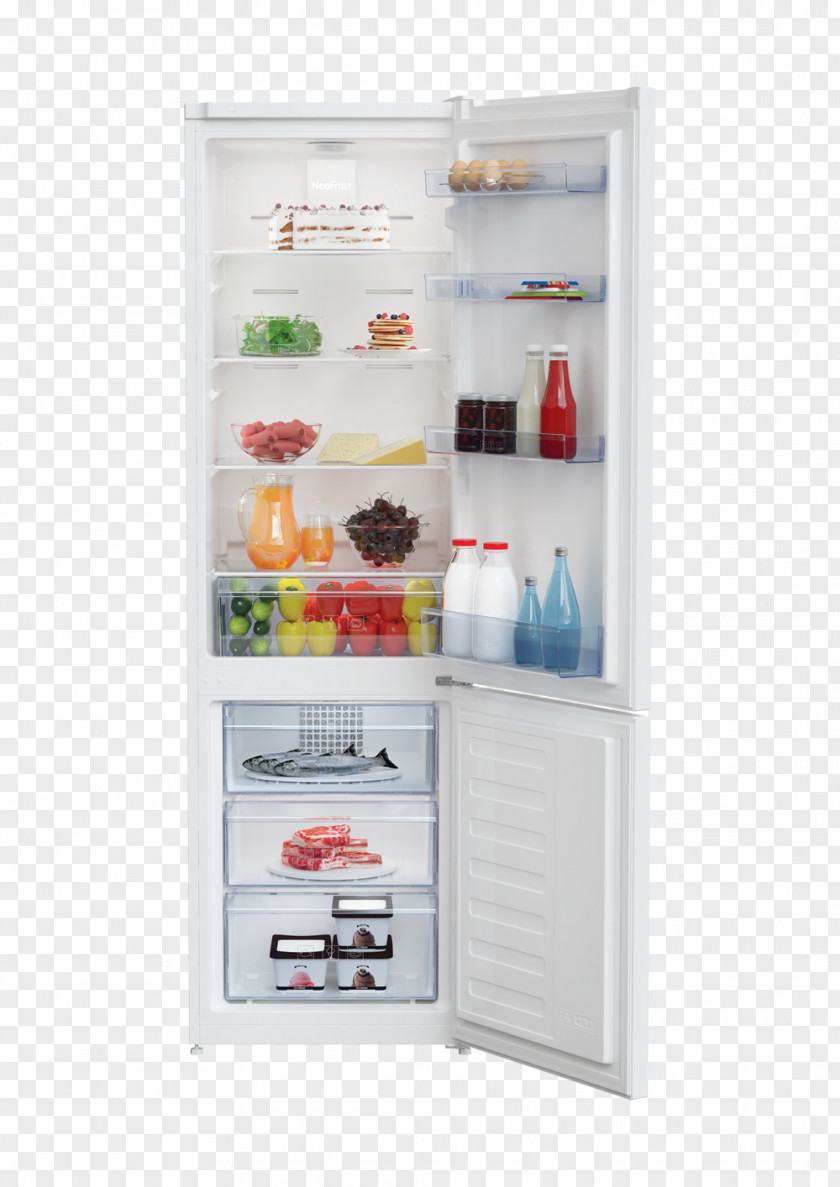 Refrigerator BEKO Beko KuhGefKo RCSA270K30W APlusPlus Wh 1 Home Appliance PNG