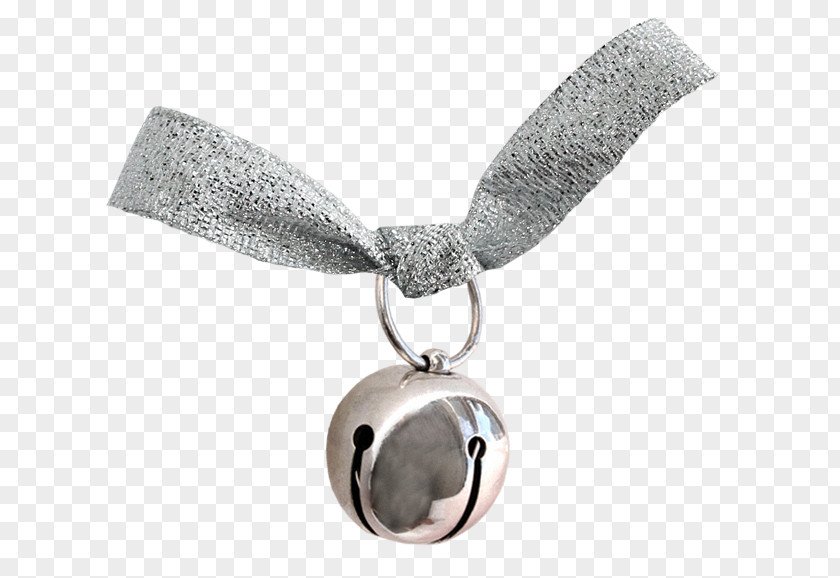 Silver Bell Ribbon PNG