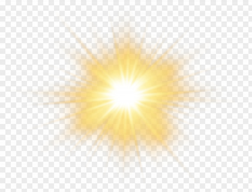 Sun Effect Transparent Clip Art Image Sunlight Sky Yellow Pattern PNG