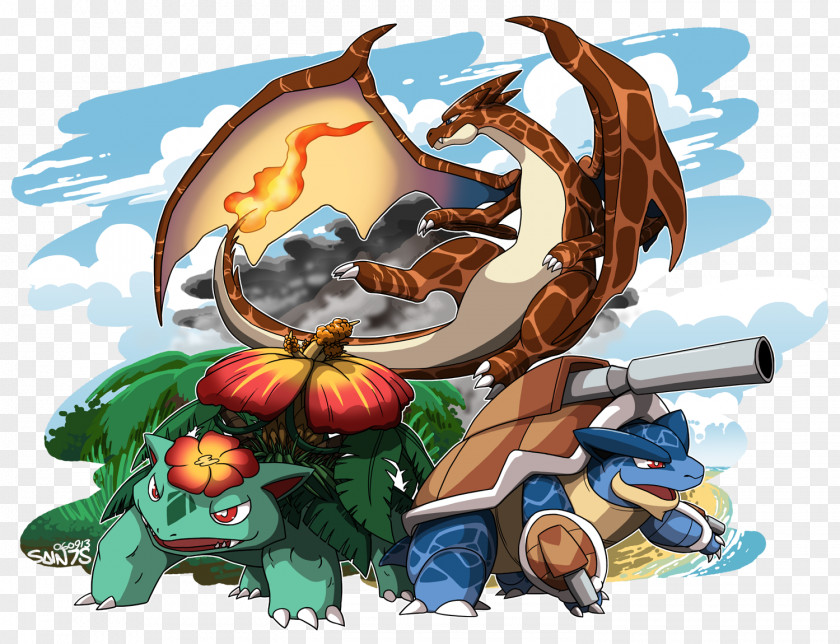 Pokémon X And Y FireRed LeafGreen Venusaur Charizard Blastoise PNG