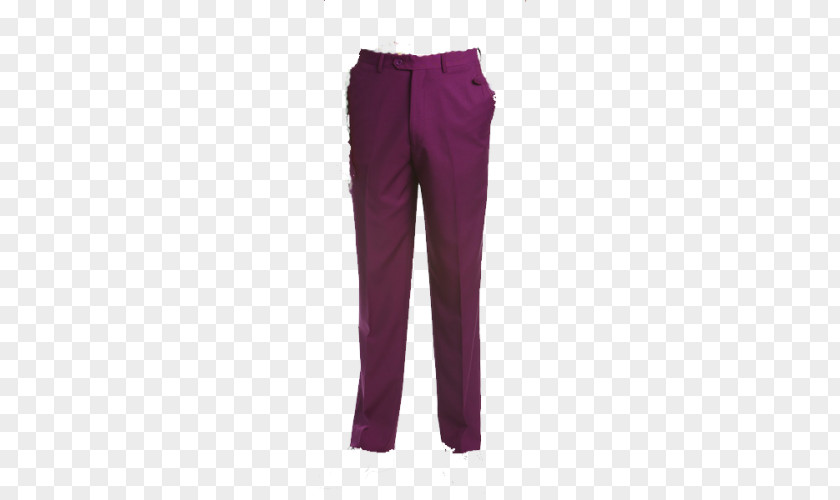 Purple Slim-fit Pants Waist Chino Cloth PNG