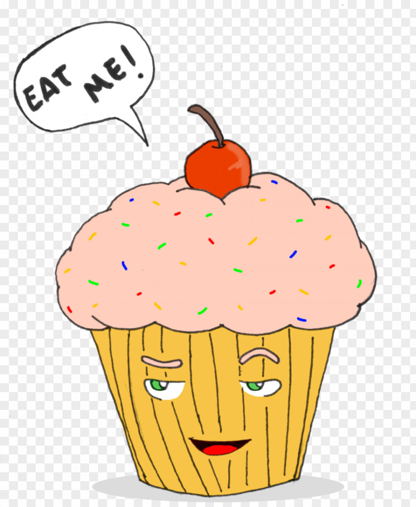 Cartoon Cupcake Food PNG