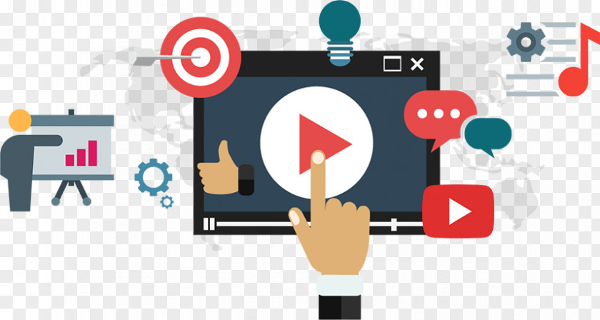 Marketing Social Video Digital Promotion Advertising PNG
