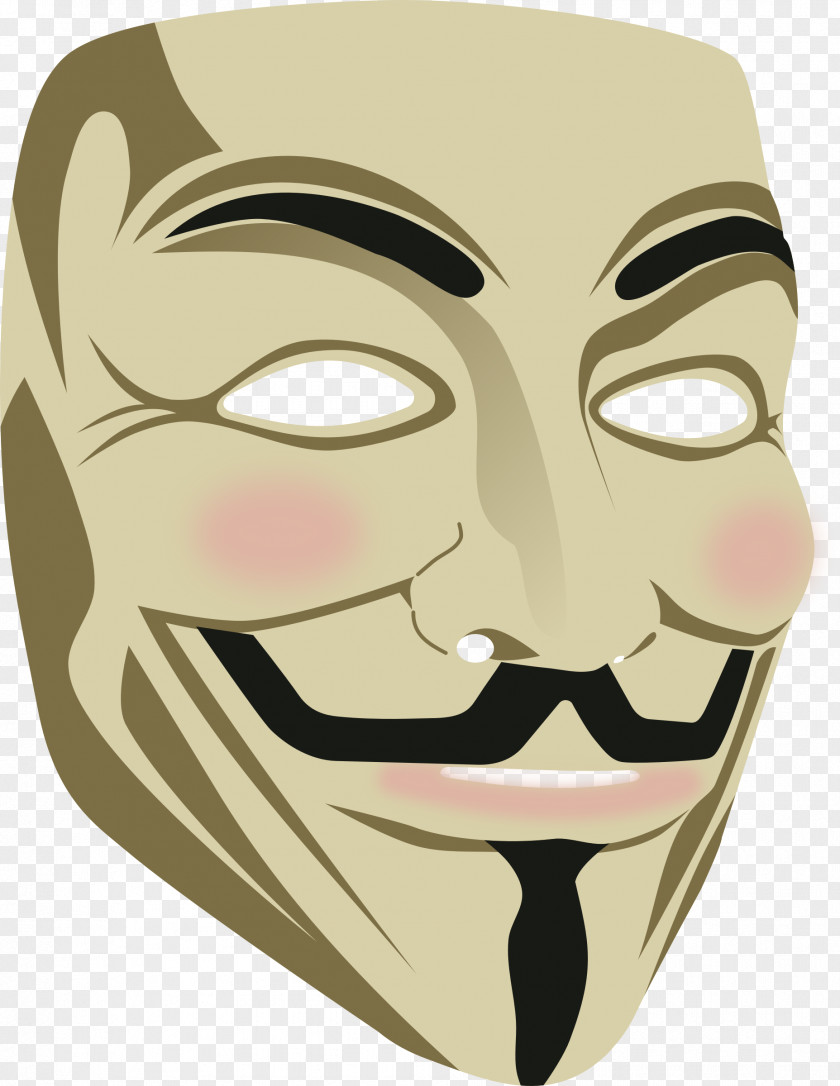Mask Guy Fawkes V For Vendetta Clip Art PNG