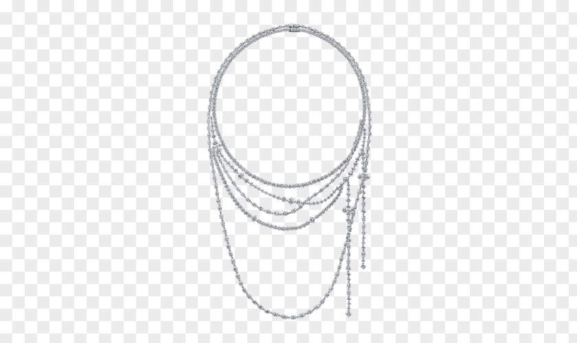 Necklace Body Jewellery Chain Silver Line PNG