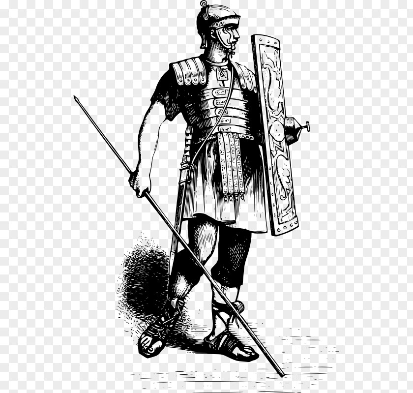 Soldier Vector Ancient Rome Roman Army Drawing Legionary PNG