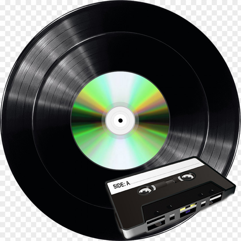 USB Compact Disc LP Record Cassette Phonograph Optical Drives PNG