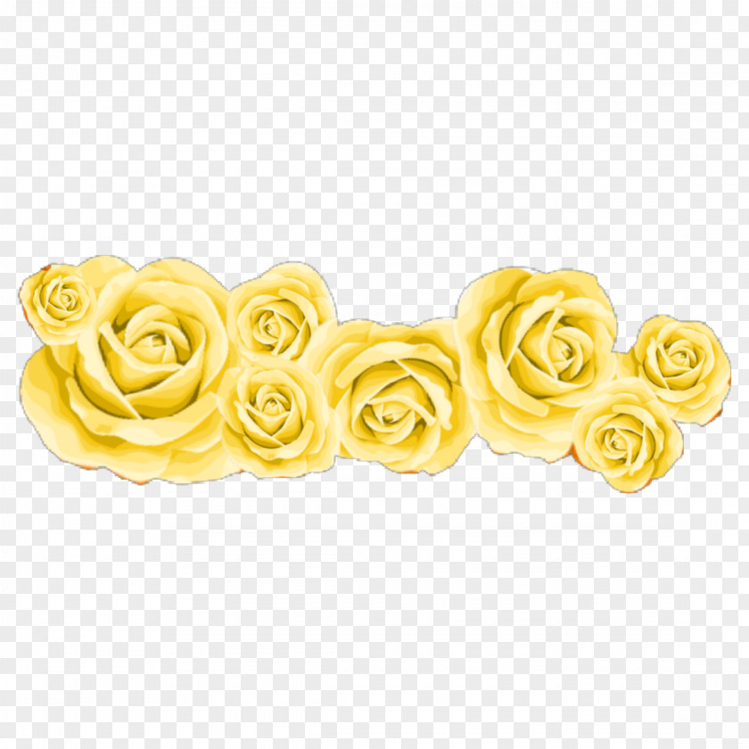 Yellow Stickers Aesthetic Cut Flowers Body Jewellery Petal PNG