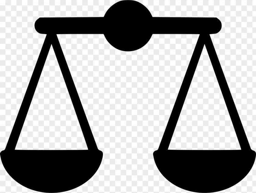 Symbol Justice Measuring Scales Law PNG