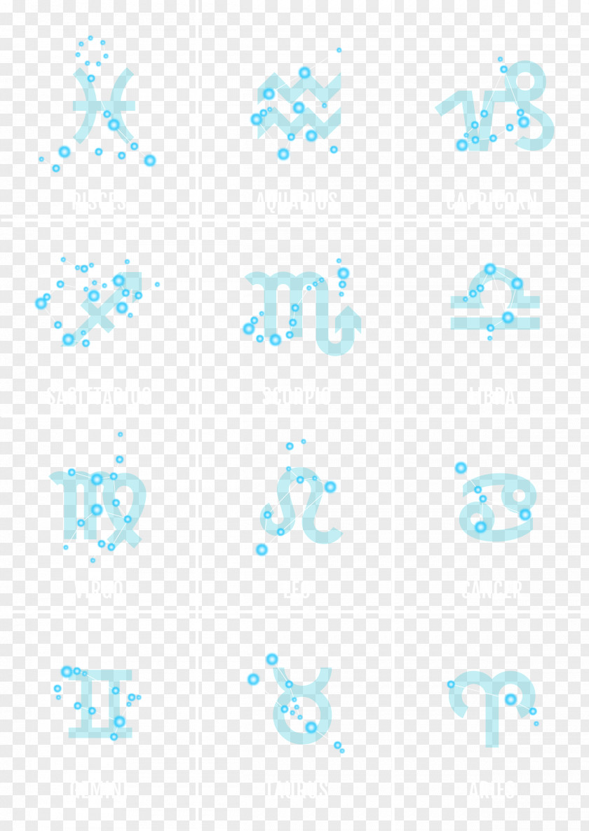Zodiac Constellation Image File Formats Icon PNG