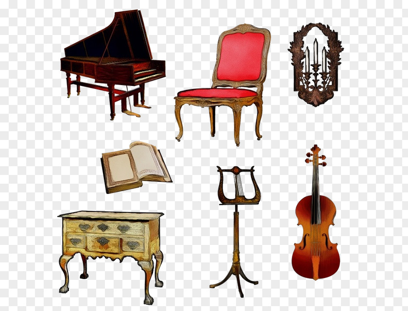 Fortepiano Furniture Music Piano Musical Instrument PNG
