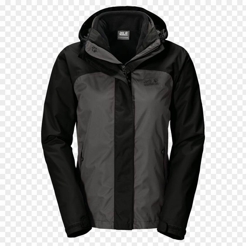 Jack Wolfskin Hoodie Polar Fleece Bluza Jacket PNG