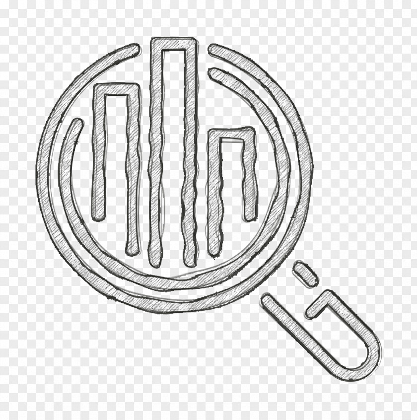 Logo Meter Magnifying Glass Icon PNG