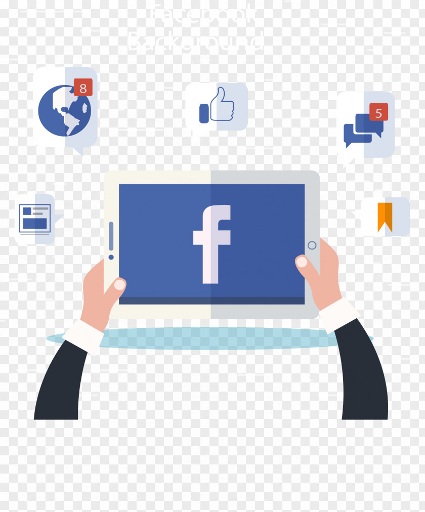 Mobile Social Media Facebook Network Targeted Advertising PNG
