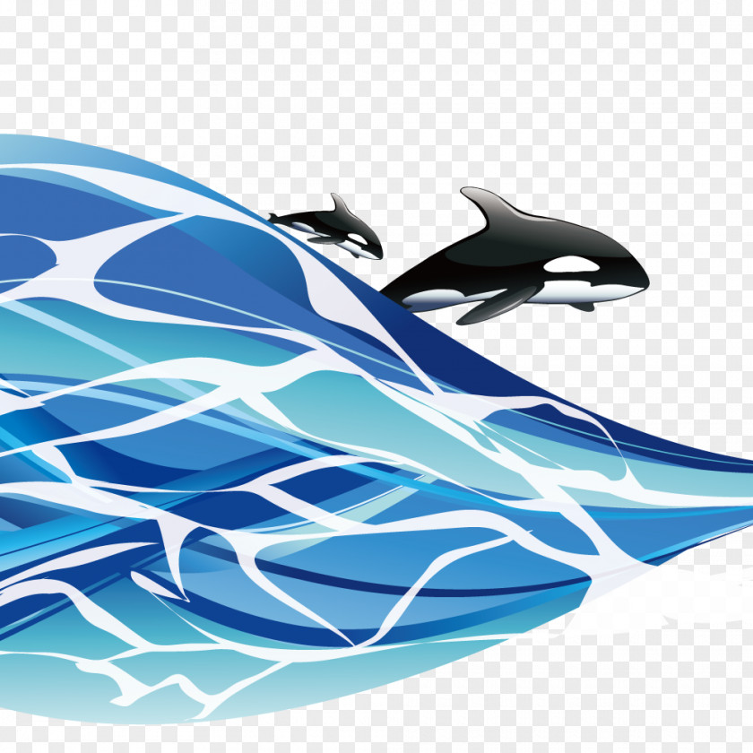 Out Of The Sea Sharks Illustration PNG