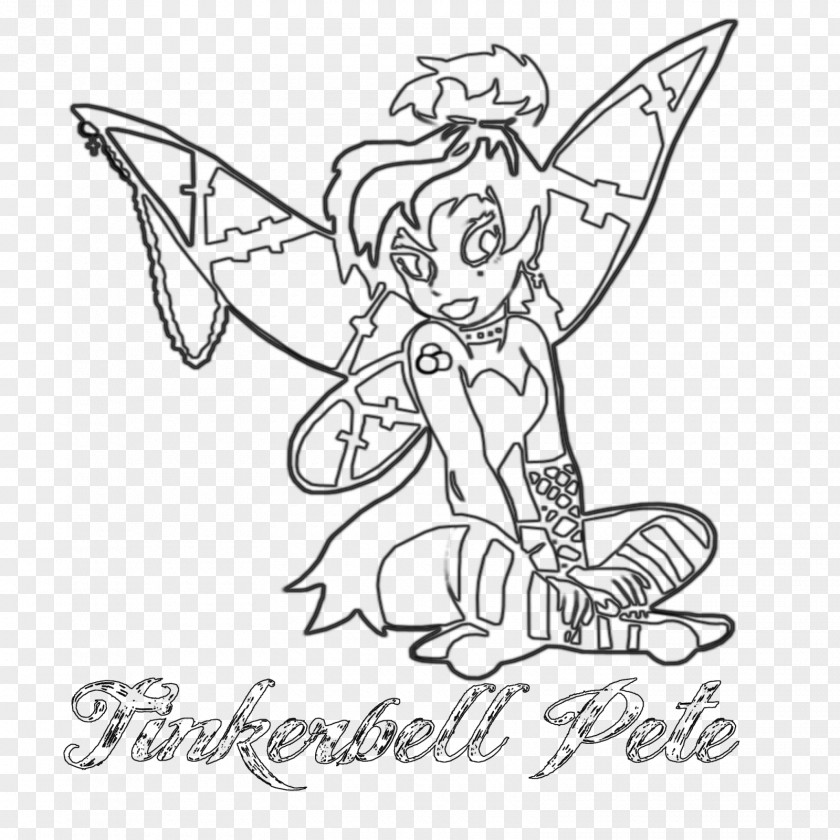 TINKERBELL Tinker Bell Peter Pan Drawing Line Art PNG